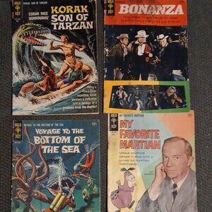 1960'S VINTAGE ORIGINAL SET OF 4 GOLD KEY COMICS